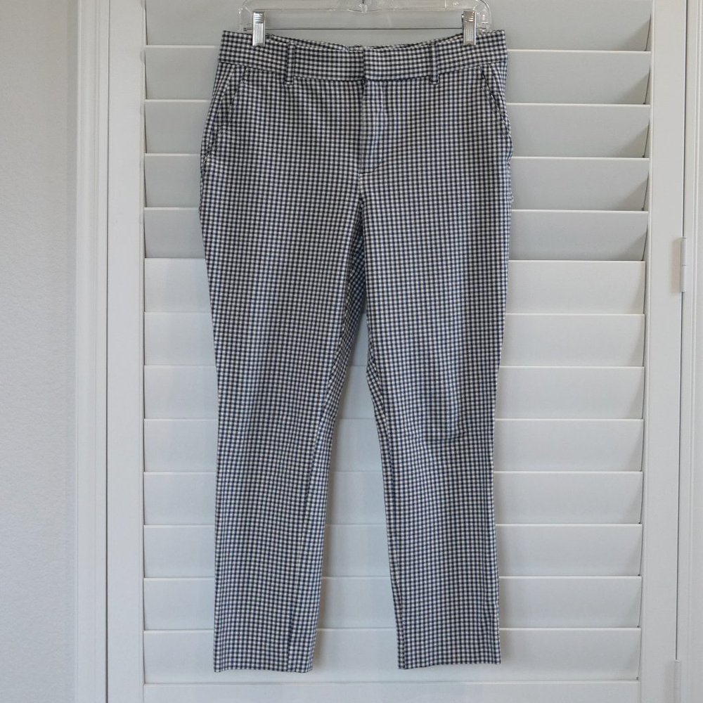 Gap Gingham Checked Skinny Pant